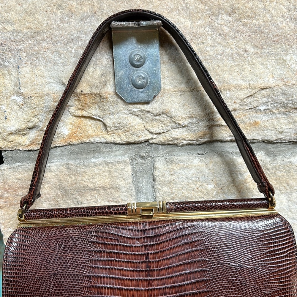 Vintage lizard bag - Picture 2 of 9